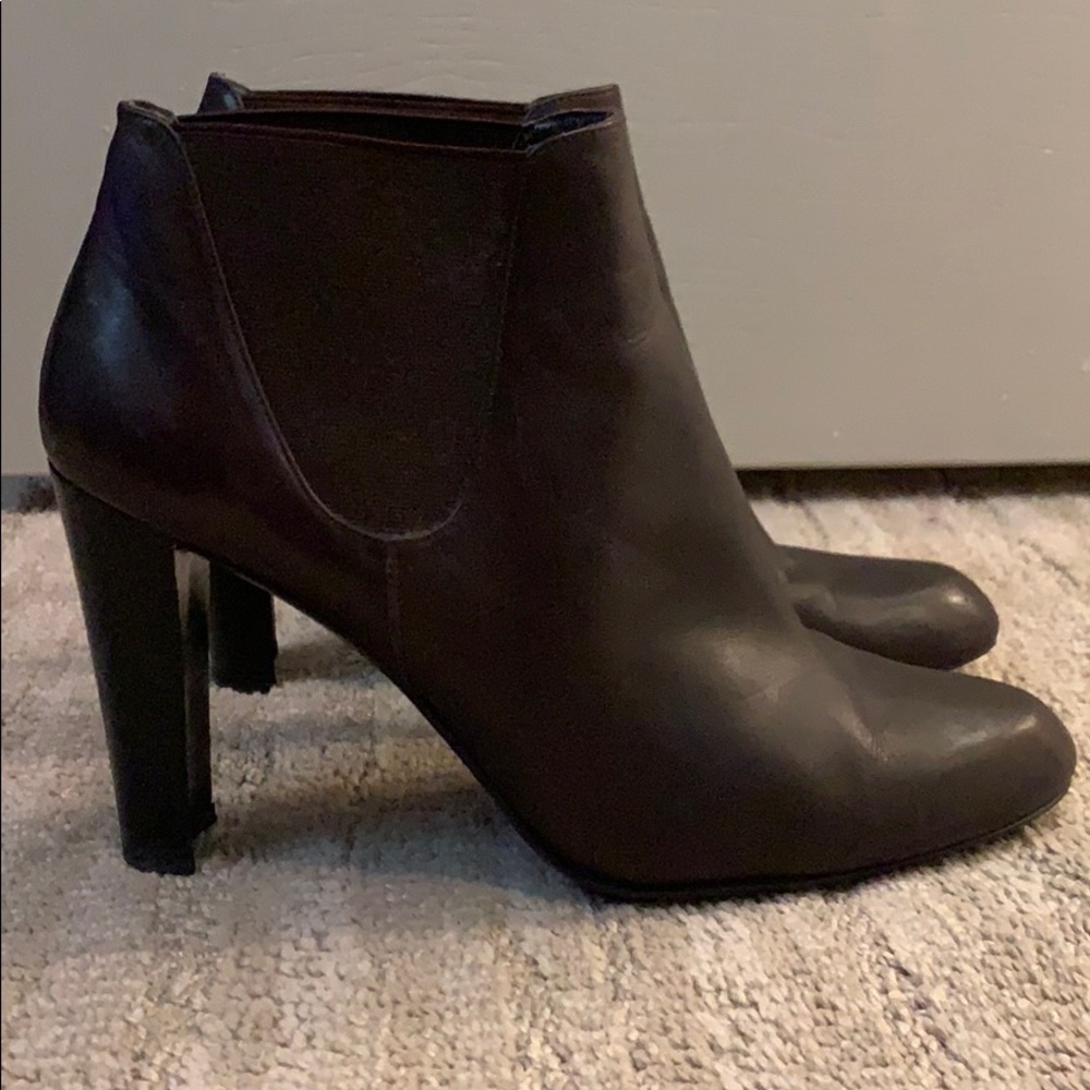 Stuart Weitzman Brown Booties - image 1